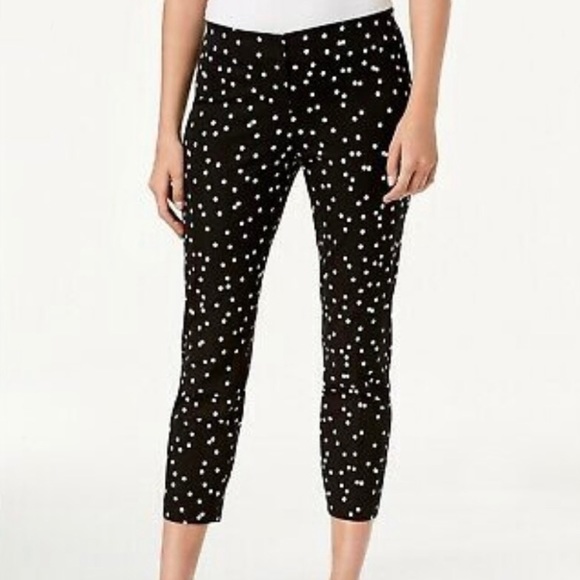 Alfani Pants - Alfani Printed Ankle Pants